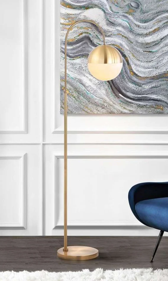 Safavieh – Jonas Floor Lamp – Brass – FLL4018A