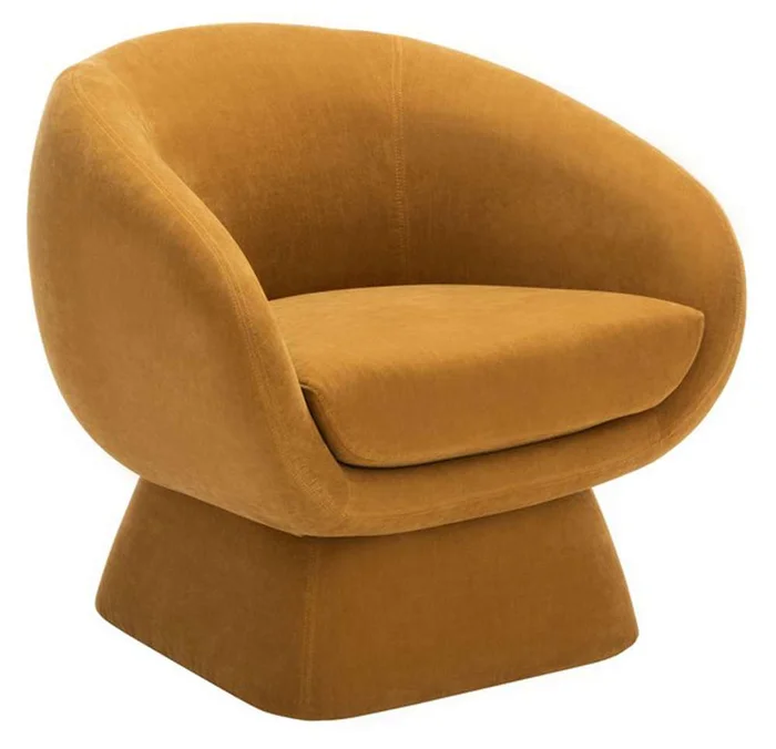 Safavieh – Kiana Modern Accent Chair – Mustard – SFV4527B