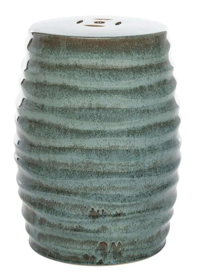 Safavieh – Kita Garden Stool – Blue – ACS4575B