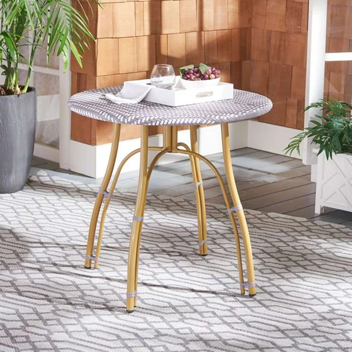 Safavieh – Kylie Bistro Table – Grey – White – PAT4011B