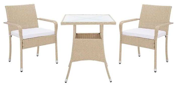 Safavieh – Laban Bistro Set – Beige – White – PAT7718B