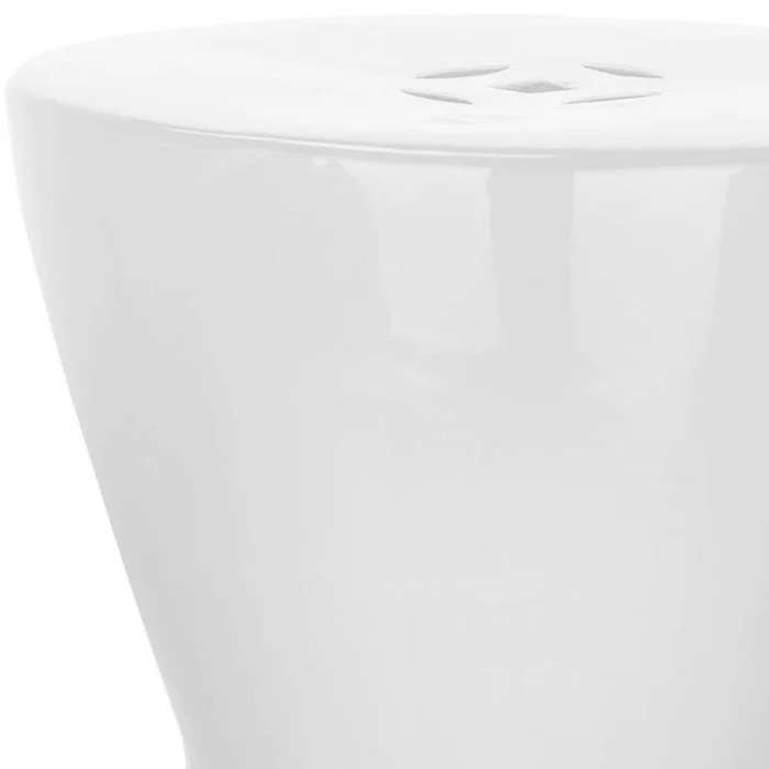 Safavieh – Liana Garden Stool – White – ACS4541A