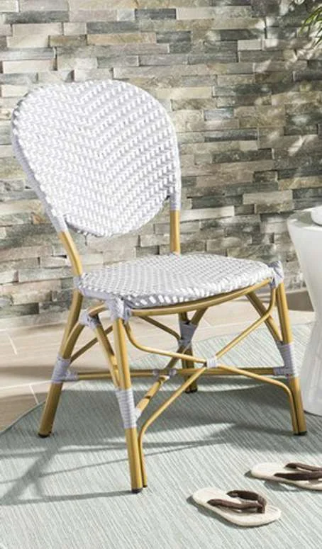 Safavieh – Lisbeth Side Chair – Grey – White (Set of 2) – PAT4010B-SET2