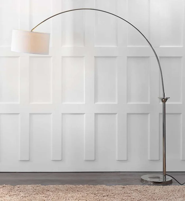 Safavieh – Mira Arc Floor Lamp – Nickle – LIT4352A