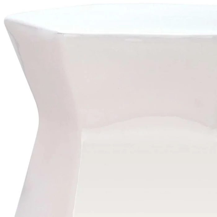 Safavieh – Modern Hexagon Garden Stool – Creme – ACS4542B