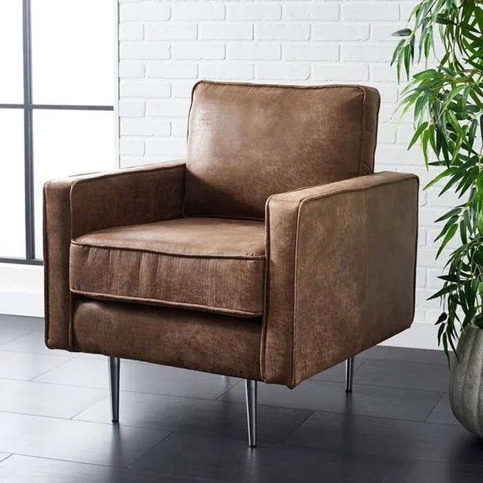Safavieh – Paityn Accent Chair – Brown – Silver – ACH2000C