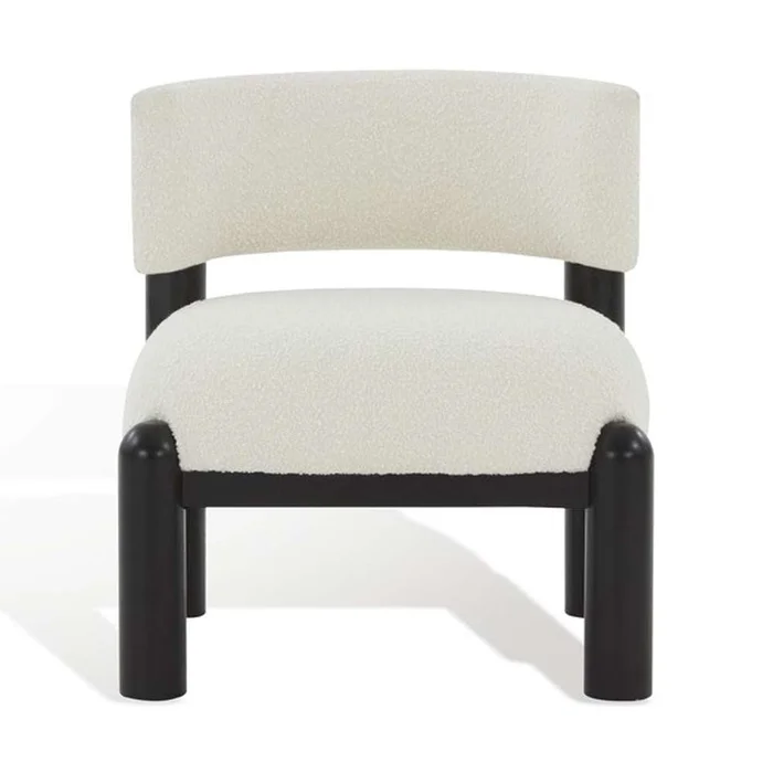 Safavieh – Rosabryna Accent Chair – Ivory – Black – SFV5074D