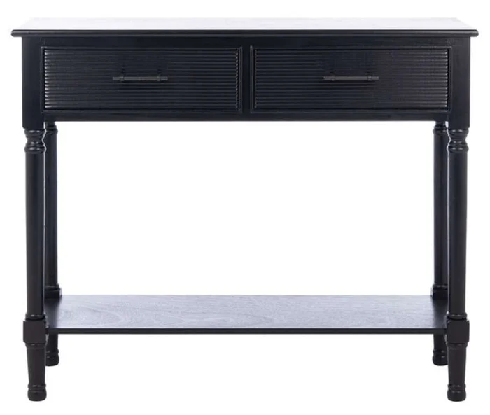 Safavieh – Ryder 2Drw Console Table – Black – CNS5719B