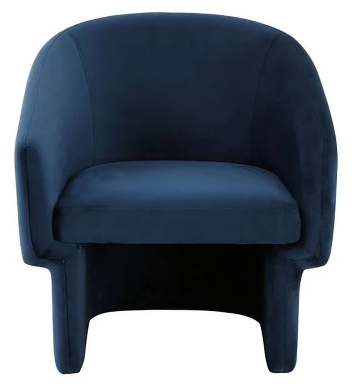 Safavieh – Susie Barrel Back Accent Chair – Navy – SFV4781A