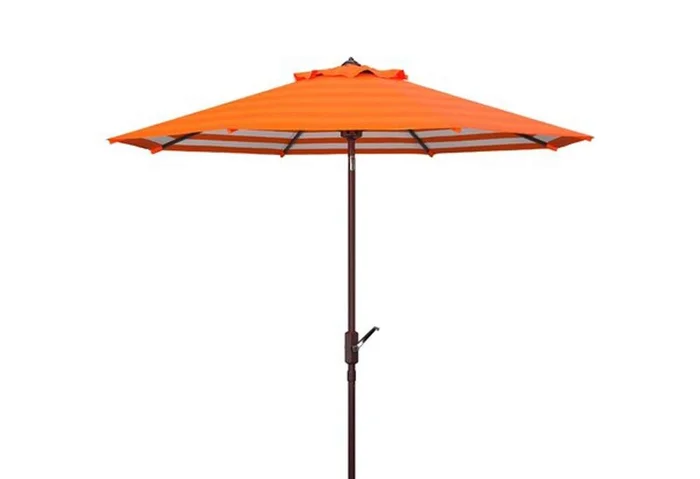 Safavieh – Tiana 9Ft Crank Umbrella – Orange – PAT8007O