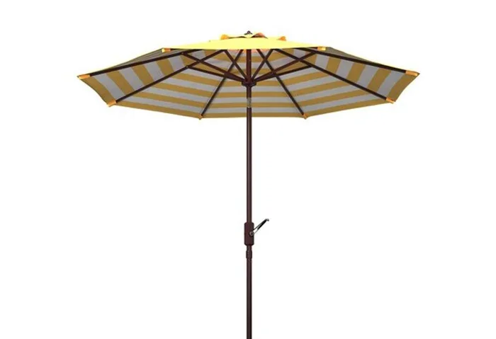 Safavieh – Tiana 9Ft Crank Umbrella – Yellow – PAT8007Y