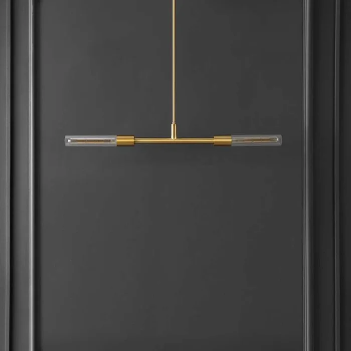 Safavieh – Vasei 2 Lt 34in Pendant – Brass – Clear – PND4179A