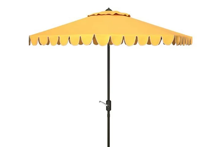 Safavieh – Venice 11Ft Crank Umbrella – Yellow – PAT8110D