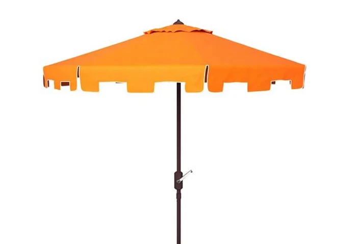 Safavieh – Zimmerman 11Ft Market Umbrella – Orange – PAT8100G