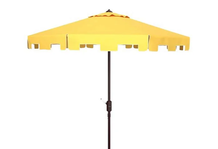 Safavieh – Zimmerman 11Ft Market Umbrella – Yellow – PAT8100F