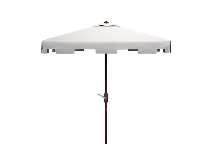 Safavieh – Zimmerman 7.5 Square Umbrella – White – PAT8400K