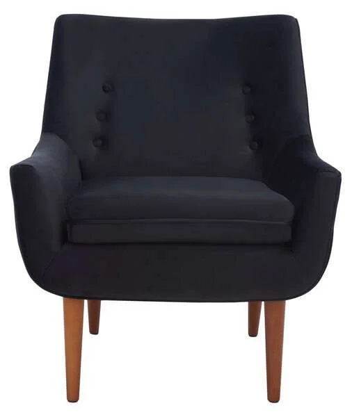 Safavieh Amina Accent Chair – Black