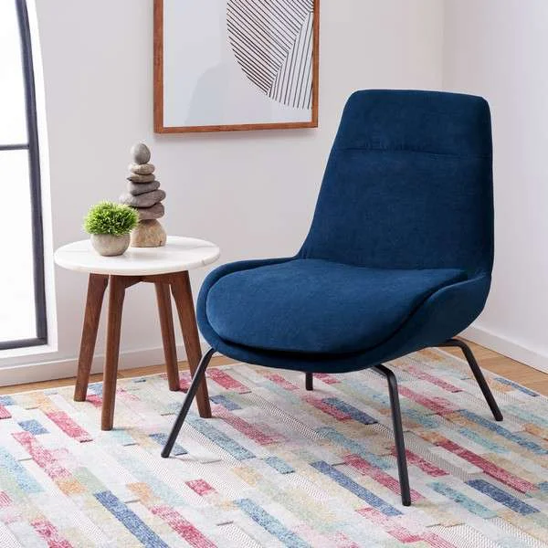 Safavieh Bridger Accent Chair – Navy