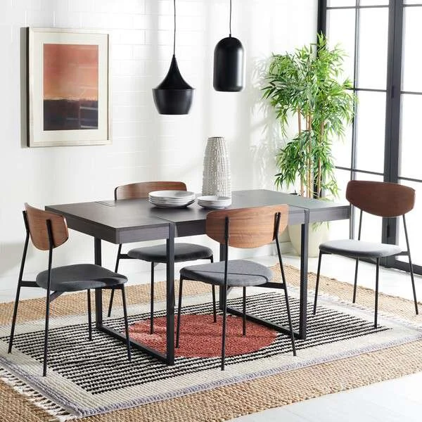 Safavieh Cael Dining Table – Charcoal