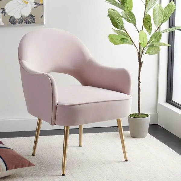 Safavieh Dublyn Accent Chair – Light Pink