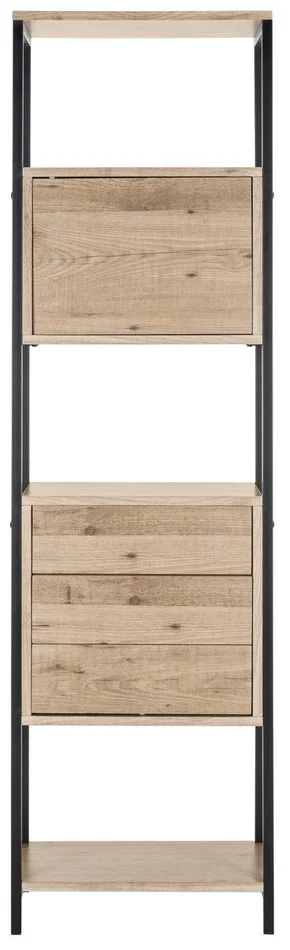 Safavieh Gabrielle Retro Mid Century Wood Etagere – Oak,Black