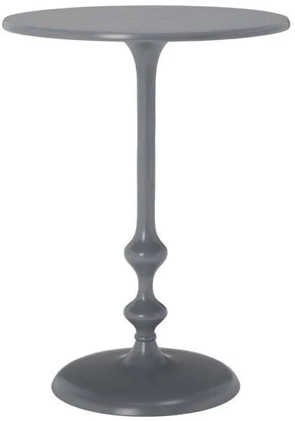 Safavieh Hydra Round Side Table – Dark Gray