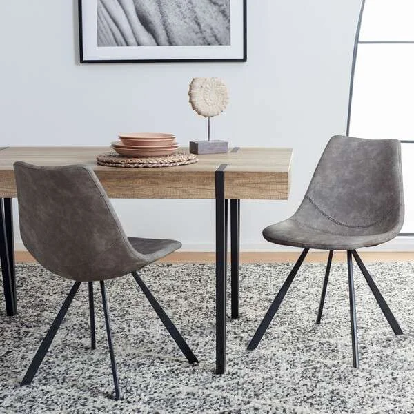 Safavieh Kayne Dining Chair Set Of 2 – Gray