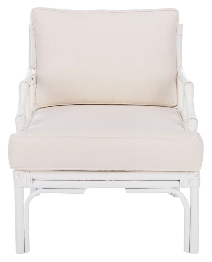 Safavieh Kazumi Accent Chair W/ Cushion – White