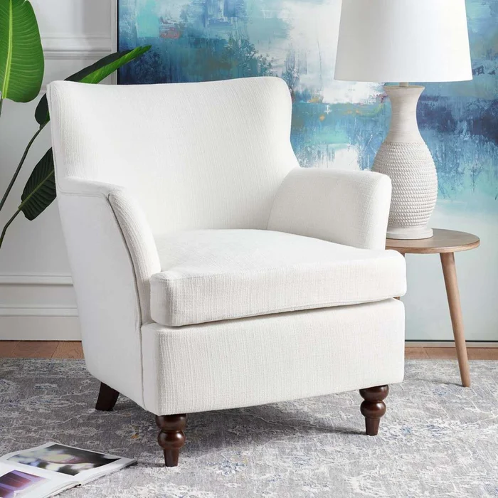 Safavieh Levin Accent Chair – White