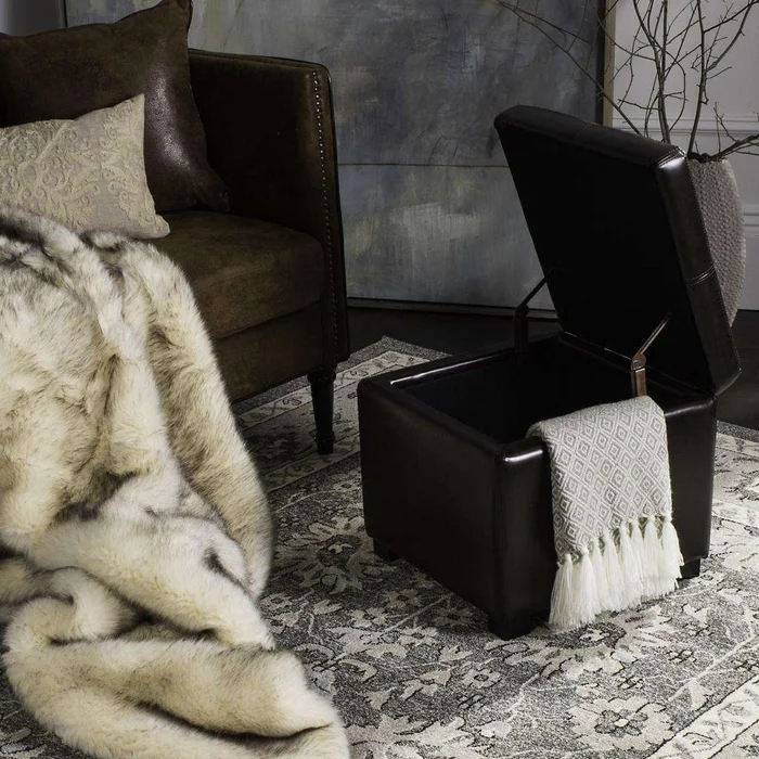 Safavieh Madison Square Ottoman – Brown