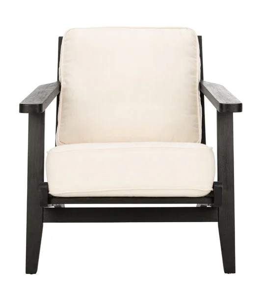 Safavieh Nico Mid Century Accent Chair – Bone,Black