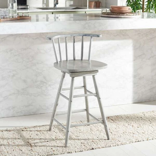 Safavieh Ray Swivel Counter Stool – Gray