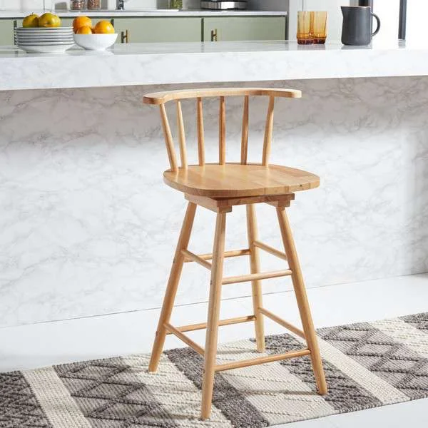 Safavieh Ray Swivel Counter Stool – Natural