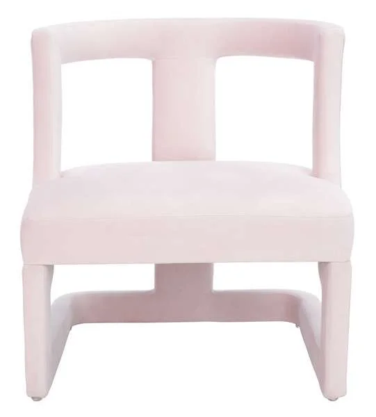 Safavieh Rhyes Accent Chair – Light Pink
