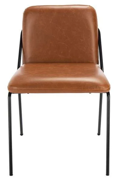 Safavieh Taddeo Side Chair Set Of 2 – Light Brown Pu