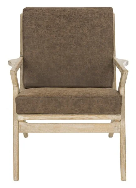 Safavieh Varys Accent Chair – Light,Brown,White,W