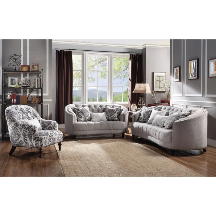 Saira 73″L Loveseat with 3 Pillows