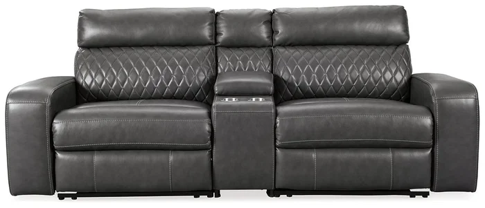 Samperstone Power Reclining Sectional Loveseat