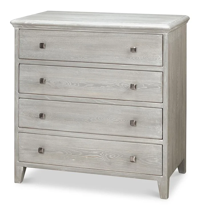 Sarreid Ltd – Burton Commode, Moonskin – 53535-G