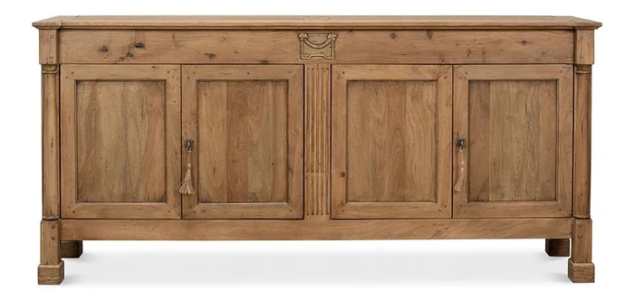 Sarreid Ltd – Caracole Credenza, Driftwood Finish – 27844