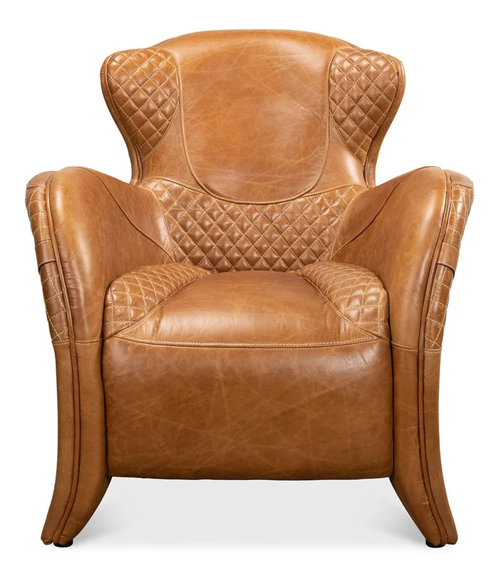 Sarreid Ltd – Hera Arm Chair – Brown – 29765