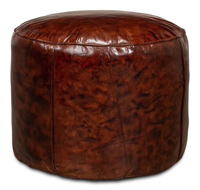 Sarreid Ltd – Soccerball Stool – Brown – 29377