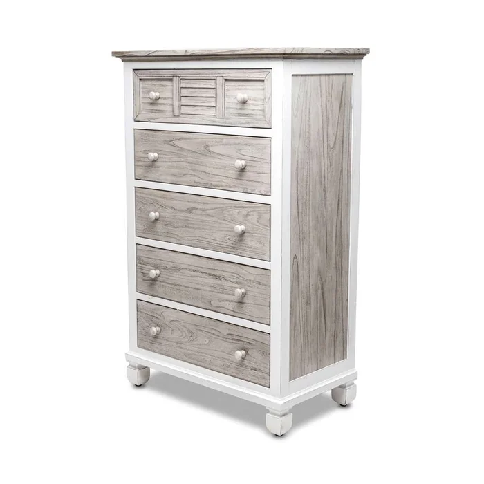 Sea Winds – Islamorada 5 Drawer Chest – B23335-DAPGREY