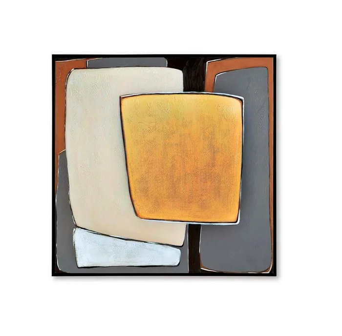 Signature Design by Ashley – Actman Wall Art in Cream/Brown/Gray – A8000428