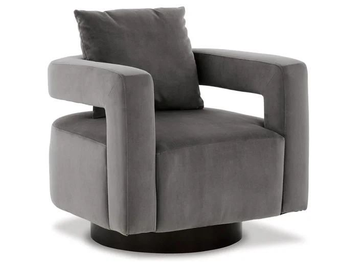 Signature Design by Ashley – Alcoma Swivel Accent Chair in Otter – A3000256