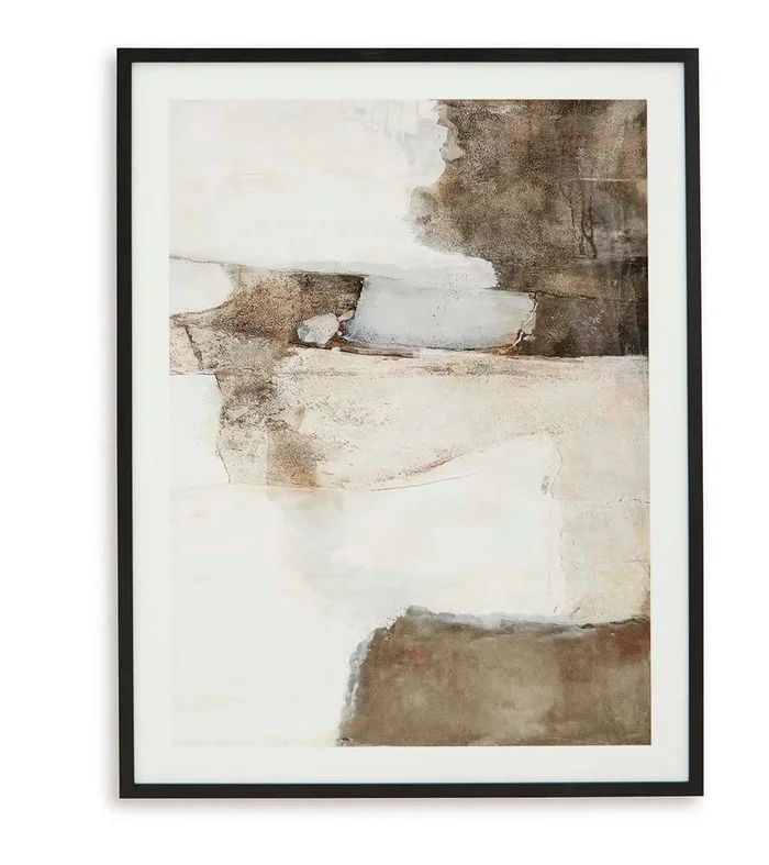 Signature Design by Ashley – Aldricton Wall Art in Brown/White – A8000406