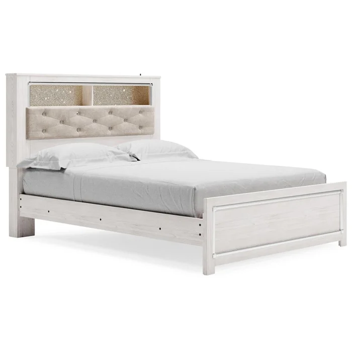 Signature Design by Ashley – Altyra Queen Panel Bookcase Bed in White