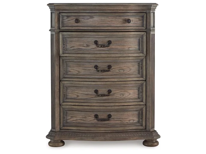Signature Design by Ashley – Ardenfield Five Drawer Chest in Light Brown – B944-46