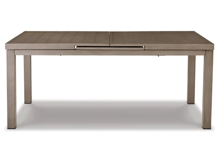 Signature Design by Ashley – Beach Front Outdoor Rect Dining Room Ext Table in Beige – P323-635