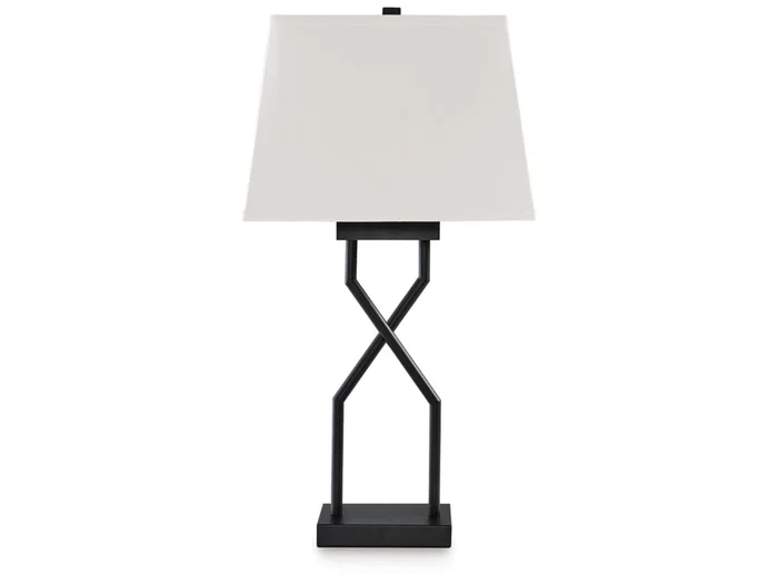 Signature Design by Ashley – Brookthrone Metal Table Lamp (Set of 2) in Black – L204514